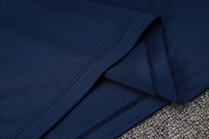 France 24/25 Semi-Zip Jacket Navy Blue - 图片 5