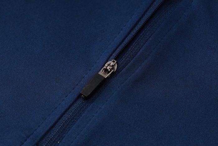 France 24/25 Semi-Zip Jacket Navy Blue - 图片 6