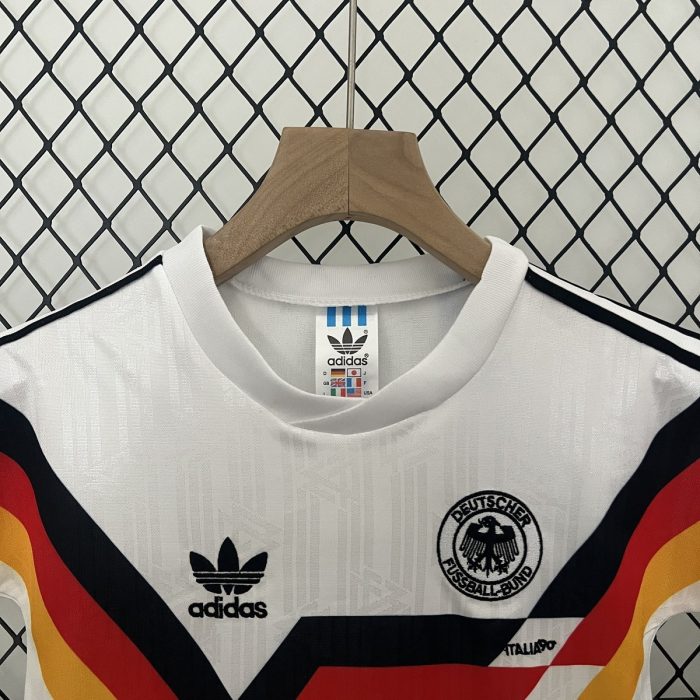 Germany 1990 Home Kids Jersey - 图片 2