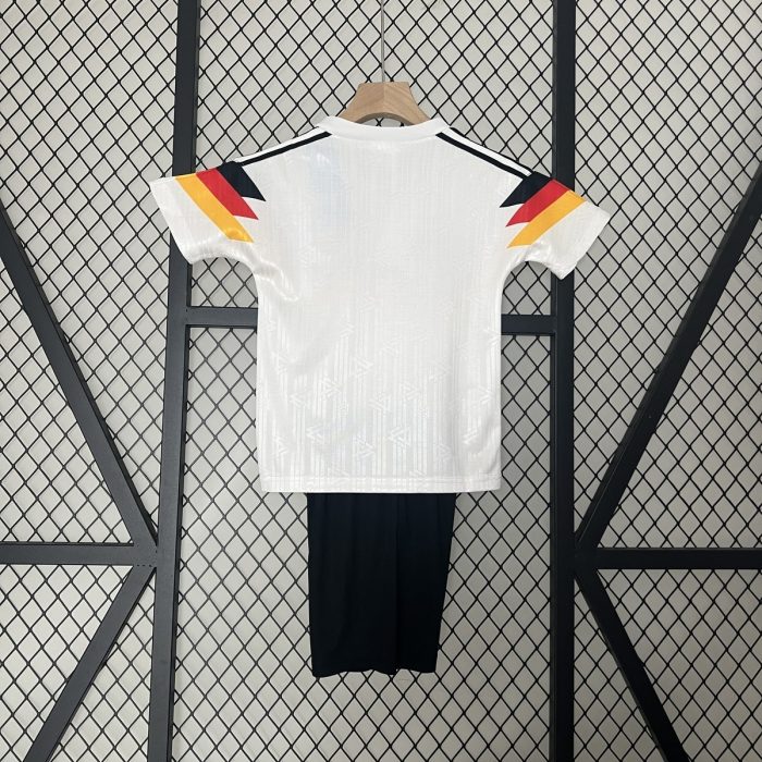 Germany 1990 Home Kids Jersey - 图片 5