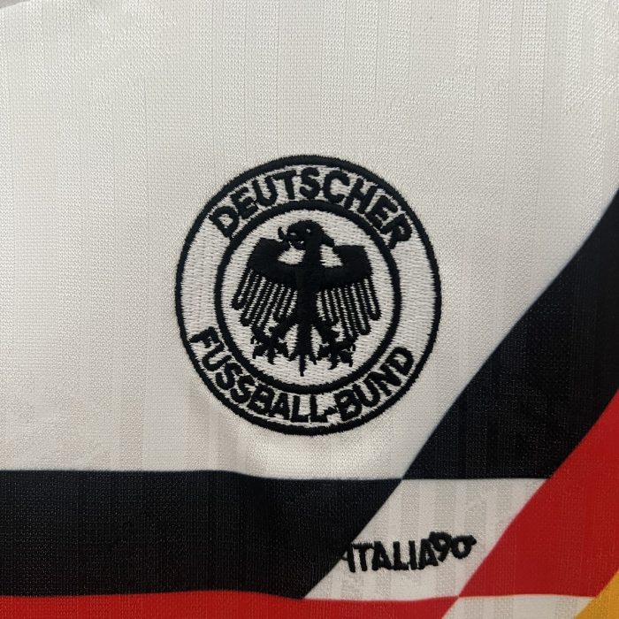 Germany 1990 Home Kids Jersey - 图片 7