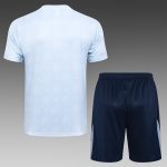France 24/25 Light Blue Splatter Short Sleeve Training Shirt - 图片 6