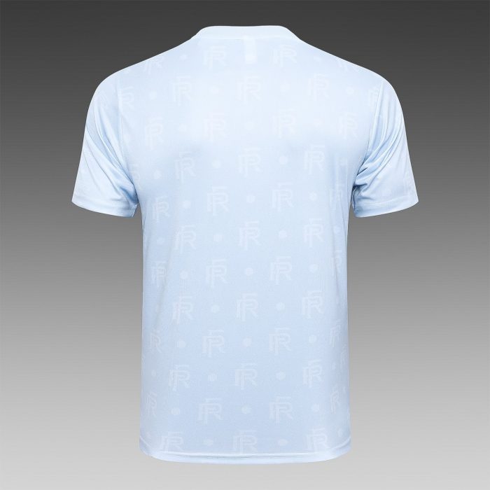 France 24/25 Light Blue Splatter Short Sleeve Training Shirt - 图片 7