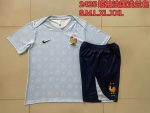 France 24/25 Light Blue Splatter Short Sleeve Training Shirt - 图片 9