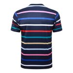 France 24/25 Blue Stripe Short Sleeve Training Shirt - 图片 3