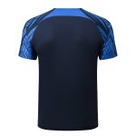France 22/23 Navy Blue Training Short Sleeve Set with Pants - 图片 7