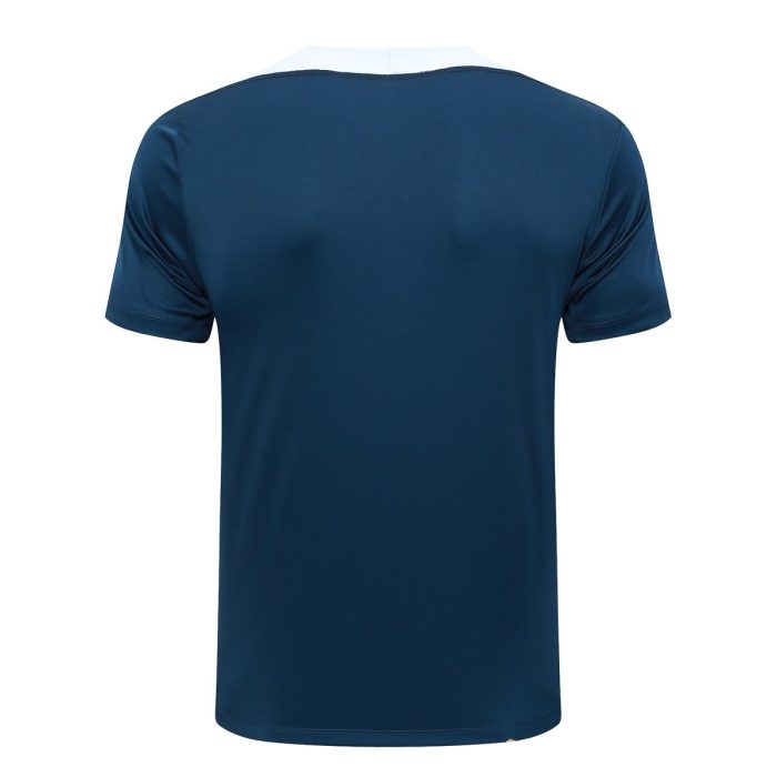 France 24/25 Short Sleeve Training Shirt Navy Blue - 图片 7