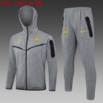 France 24/25 Long Zipper Jacket Grey