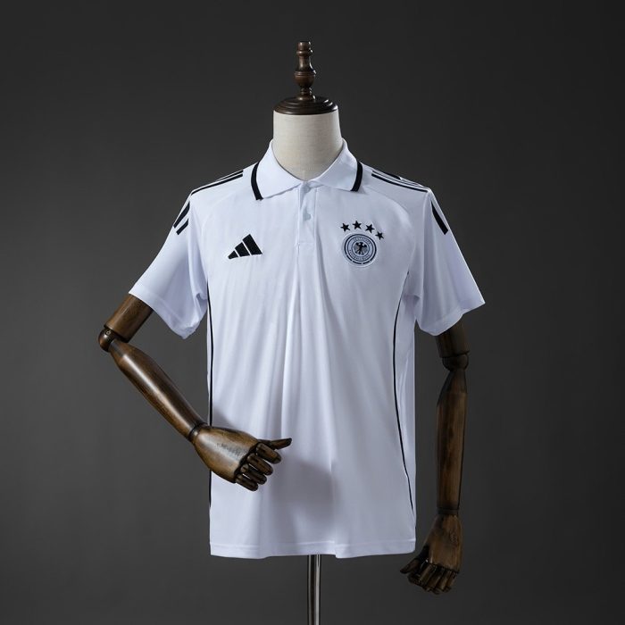 Germany 2025/2026 Polo Shirt - White - 图片 2
