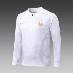 France 22/23 White Half-Zip Jacket - 图片 5