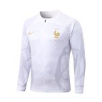 France 22/23 White Half-Zip Jacket - 图片 6
