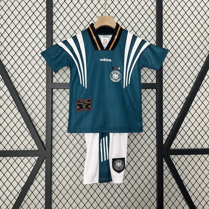 Germany 1996 Home Kids Jersey - 图片 4