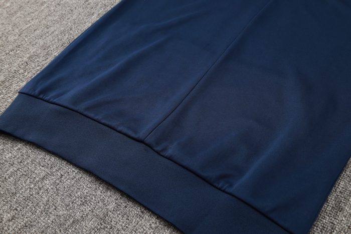 France 24/25 Long Zipper Jacket Blue - 图片 3