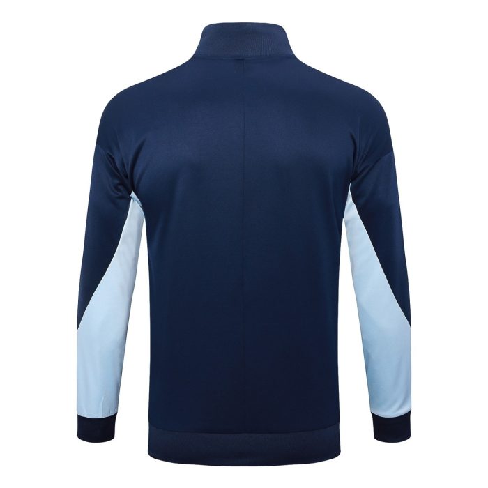 France 24/25 Long Zipper Jacket Blue - 图片 7