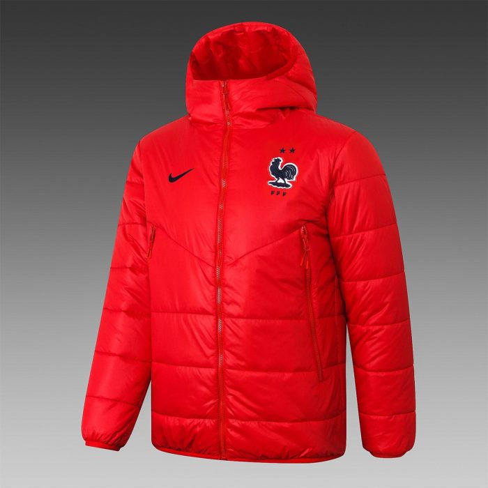 France 2021 Red Cotton Jacket - 图片 3