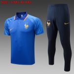 France 22/23 Polo Shirt Colorful Blue