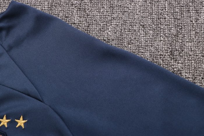 France 22/23 Semi-Zip Jacket Navy Blue - 图片 5