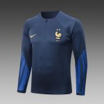 France 22/23 Semi-Zip Jacket Navy Blue - 图片 6