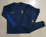 France 22/23 Semi-Zip Jacket Navy Blue - 图片 8