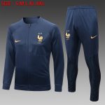 France 22/23 Long Zip Jacket Navy Blue - 图片 8