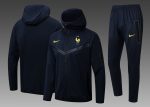 France 24/25 Long Zip Jacket Blue - 图片 2