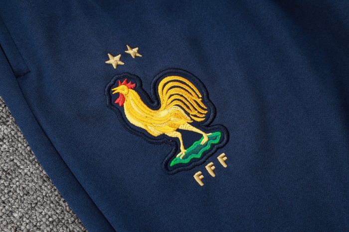 France 24/25 Long Zip Jacket Light Blue - 图片 3