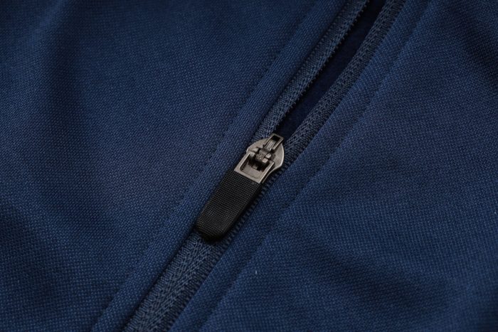 France 24/25 Long Zip Jacket Blue - 图片 6