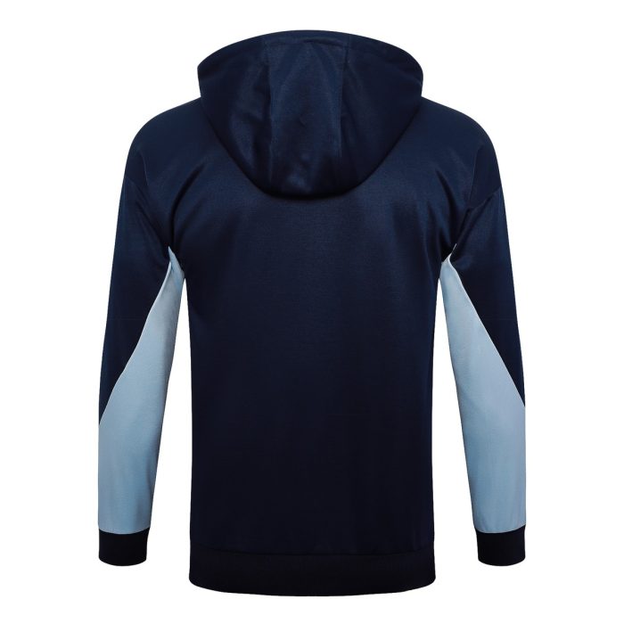 France 24/25 Long Zip Jacket Blue - 图片 7