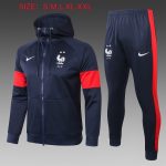 France 2021 Long Zipper Jacket Blue - 图片 2