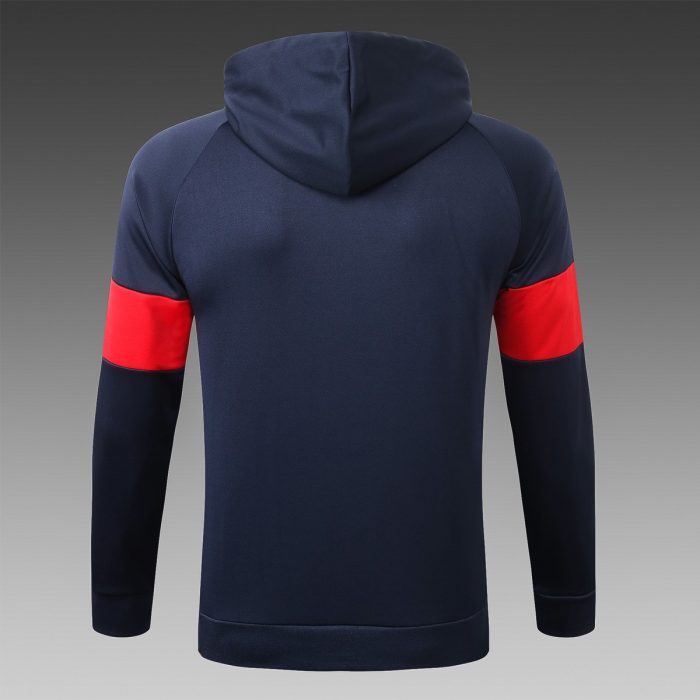 France 2021 Long Zipper Jacket Blue - 图片 3