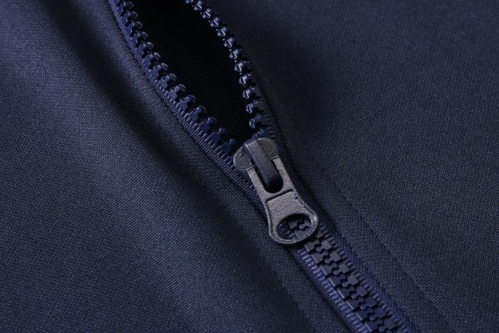 France 2021 Long Zipper Jacket Blue - 图片 8