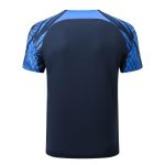 France 22/23 Blue Short Sleeve Training Suit with 5-Point Shorts - 图片 8