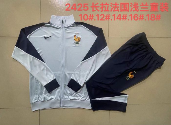 France 24/25 Light Blue Kids - 图片 4