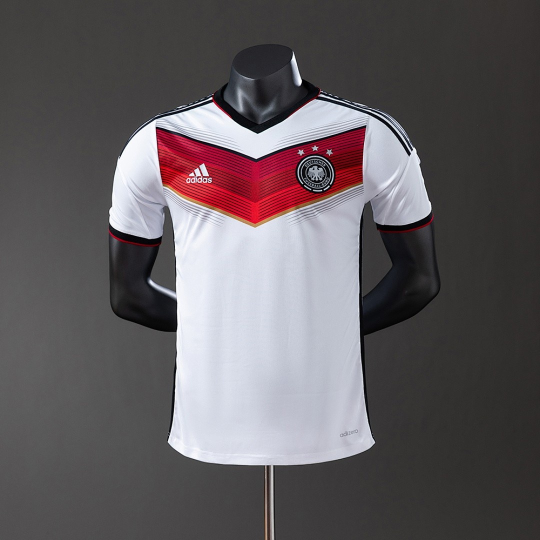 JER-7697_1 Germany 2014 Home Player Version Retro Jersey - 图片 1