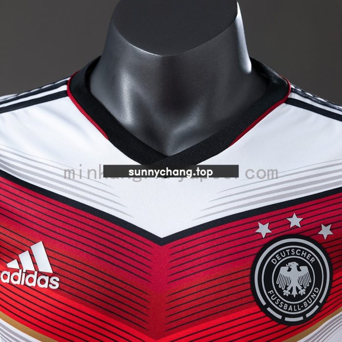 Germany 2014 Home Player Version Retro Jersey - 图片 7