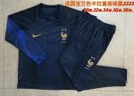 France 2223 Half-Zip Kids Jacket Blue - 图片 3