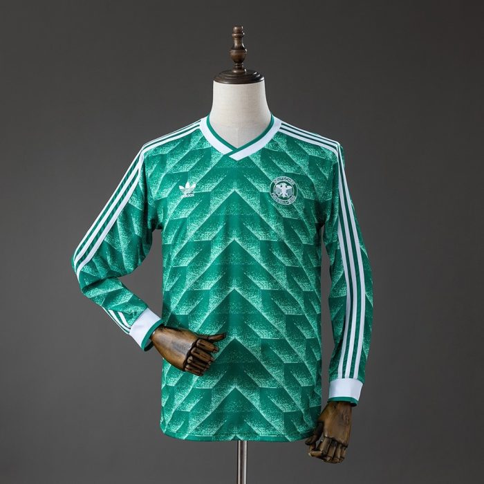 Germany 1990/1991 Away Retro Long Sleeve Jersey - 图片 2