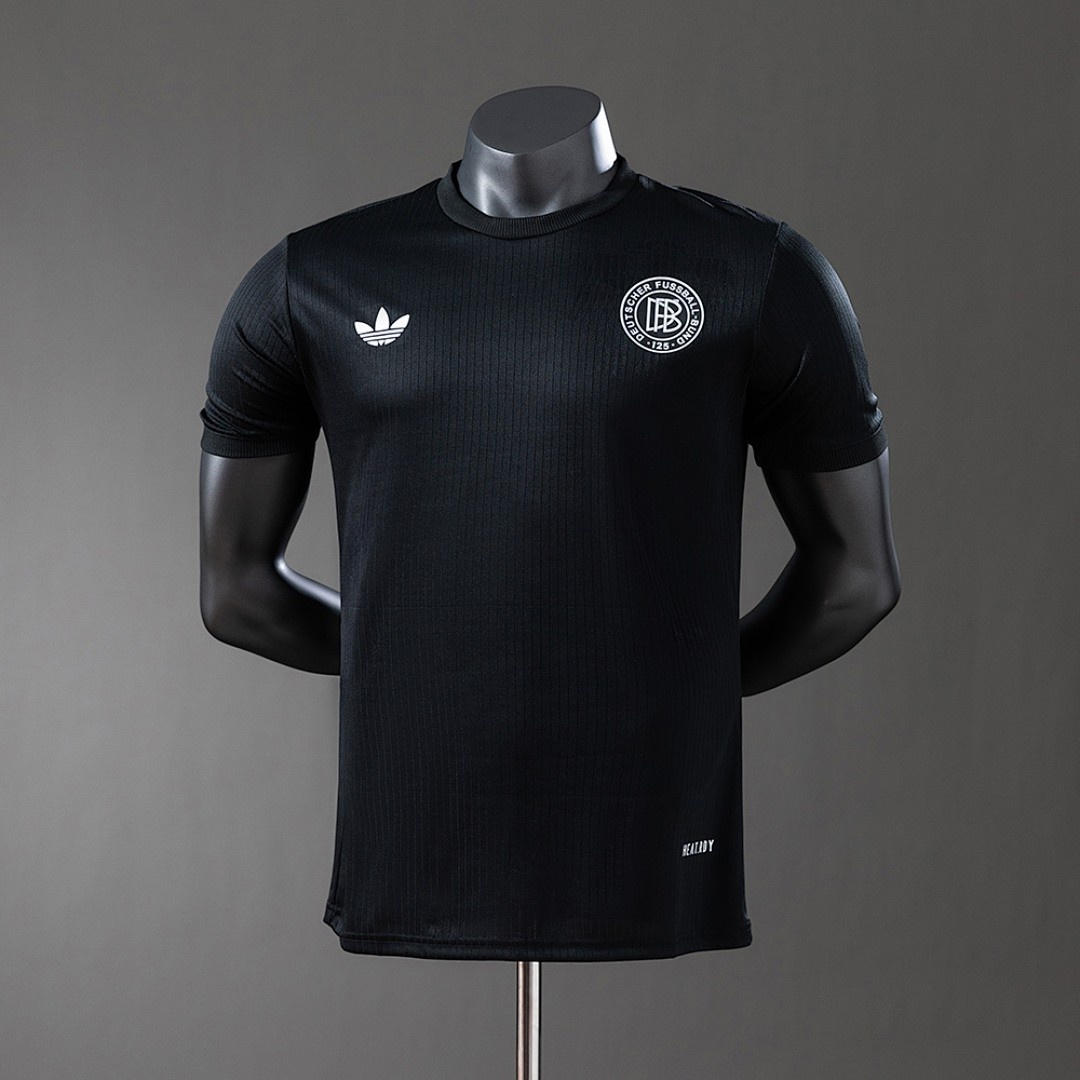 Germany 125th Anniversary Edition Black Player Version Jersey