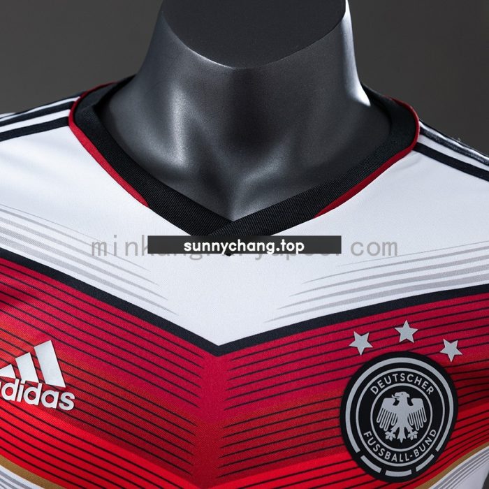 Germany 2014 Home Long Sleeve Player Version Jersey - 图片 6