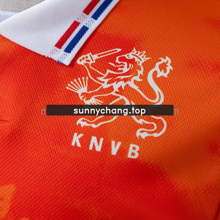 Netherlands 1996 Home Retro Shirt - 图片 4