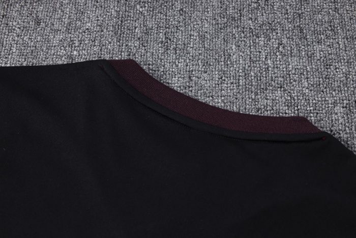 Germany 22/23 Dark Brown Short Sleeve Training Suit - 图片 3