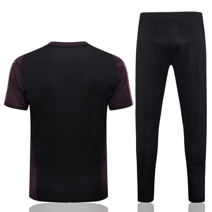 Germany 22/23 Dark Brown Short Sleeve Training Suit - 图片 7