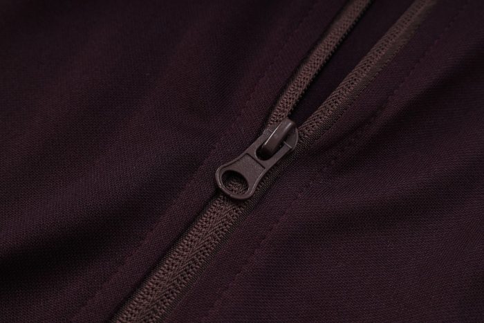 Germany 22/23 Long Zip Jacket Dark Brown - 图片 6