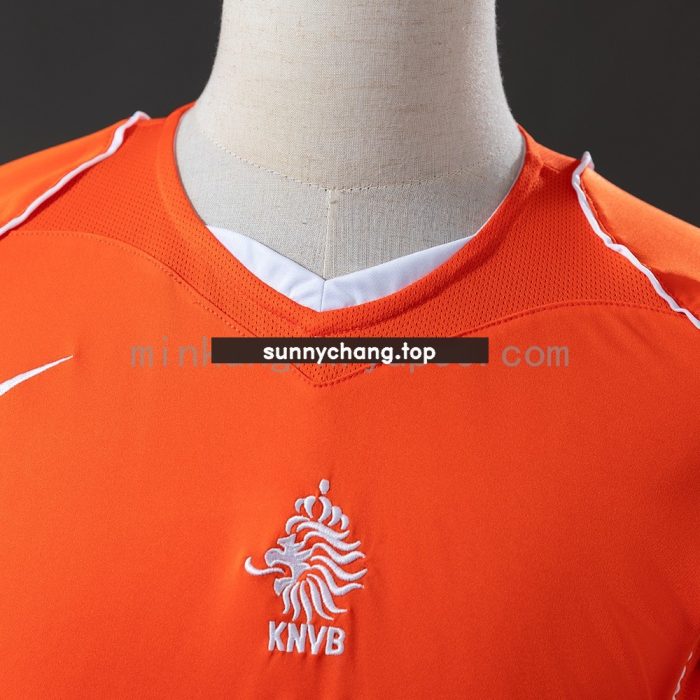 Netherlands 2004 Home Retro Jersey - 图片 5
