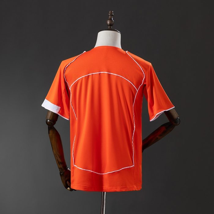 Netherlands 2004 Home Retro Jersey - 图片 6