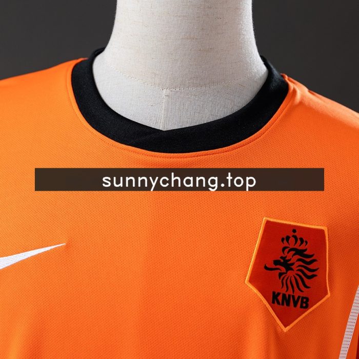 Netherlands 2010 Home Retro Jersey - 图片 5