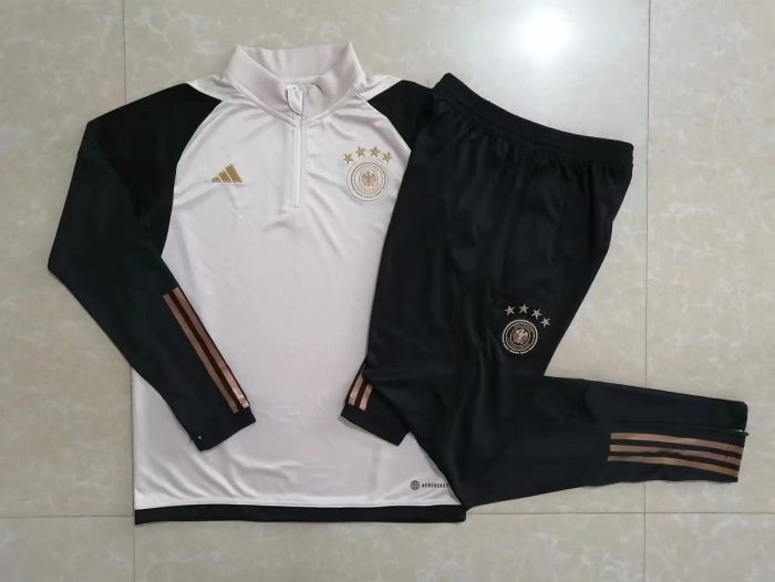 Germany 22/23 Half-Zip Jacket Beige - 图片 9