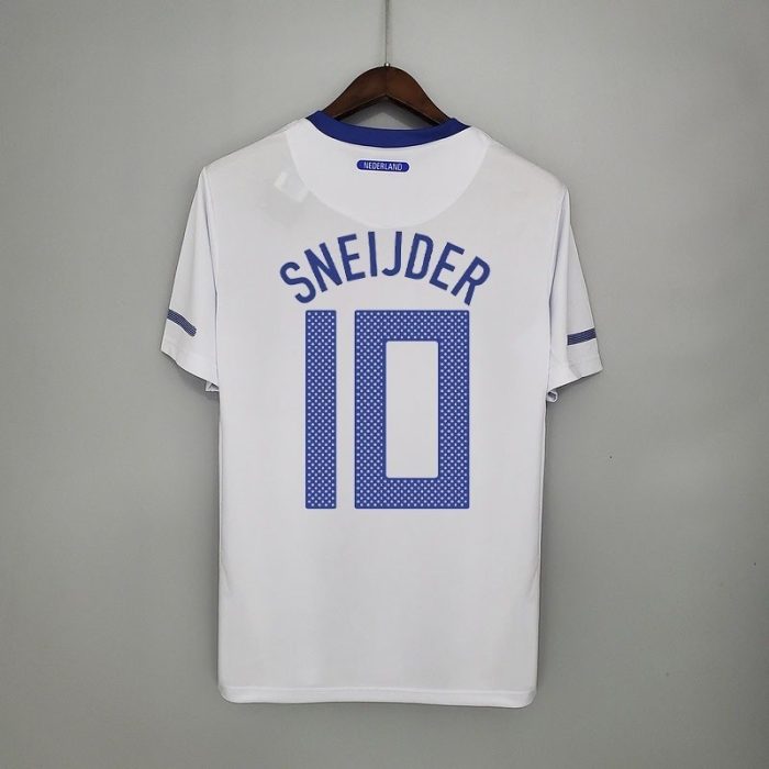 Netherlands 2012 Away Retro Jersey - 图片 7