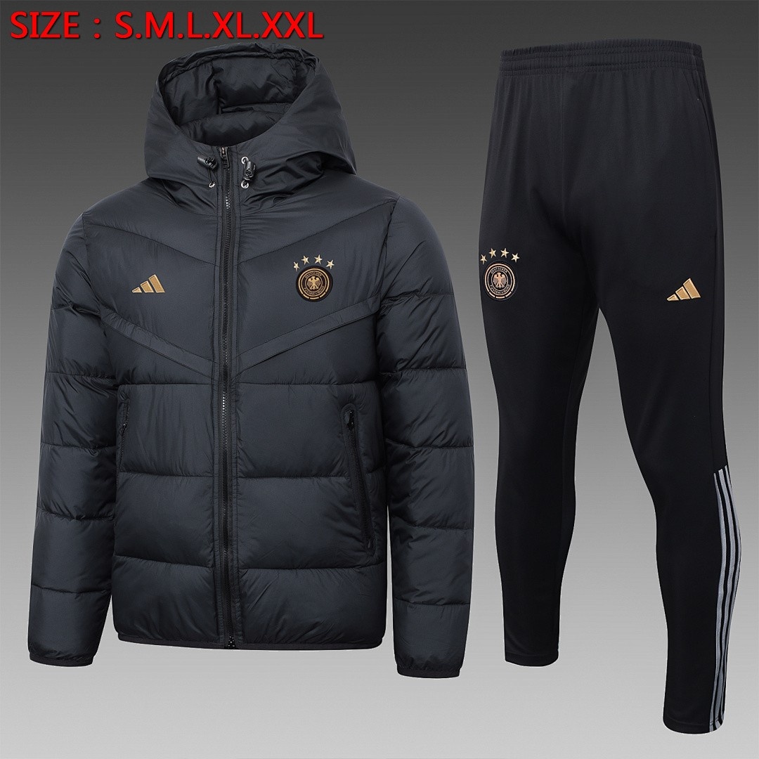 Germany Black Cotton Jacket 23-24