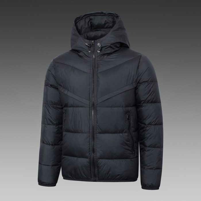Germany Black Cotton Jacket 23-24 - 图片 2